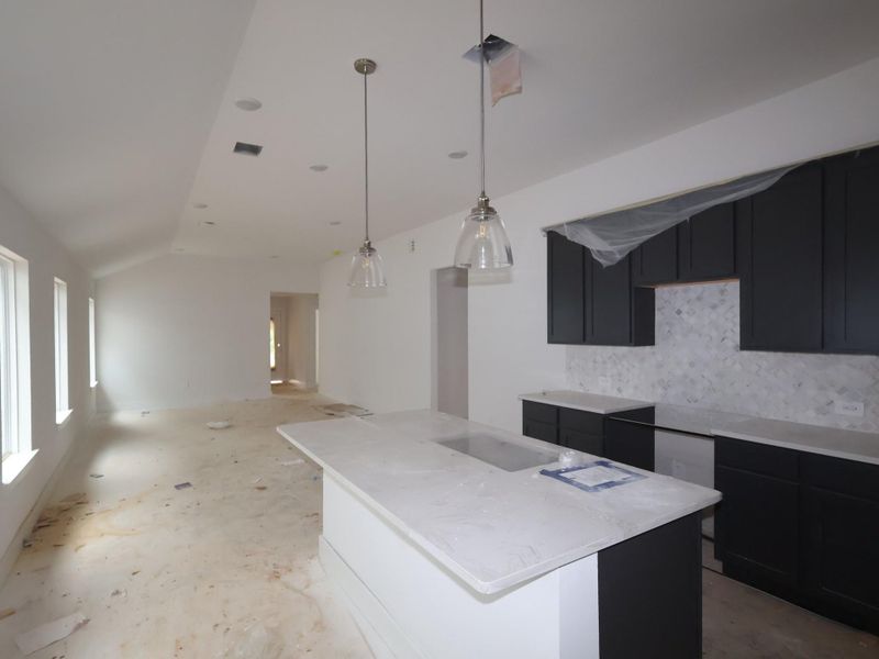 Furnished interior view inside a new home in Sorella, Tomball (Image 6). Furnished interior view inside a new home in Sorella, Tomball (Image 6).