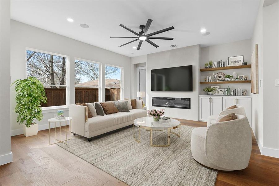 Furnished interior view inside a new home in , North Richland Hills (Image 9).