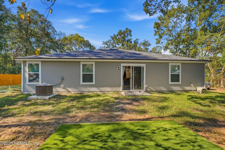 Exterior details and patio area of a home in , Jacksonville (Image 2). Exterior details and patio area of a home in , Jacksonville (Image 2).