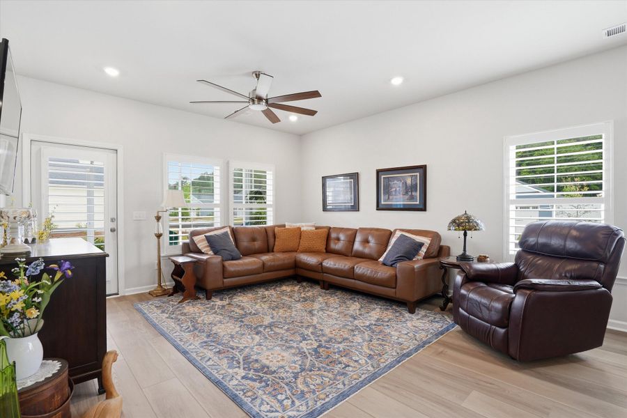 Furnished interior view inside a new home in Horizons at Carnes Crossroads | 55+, Summerville (Image 25).