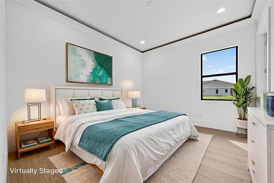 Furnished interior view inside a new home in , Sarasota (Image 4).