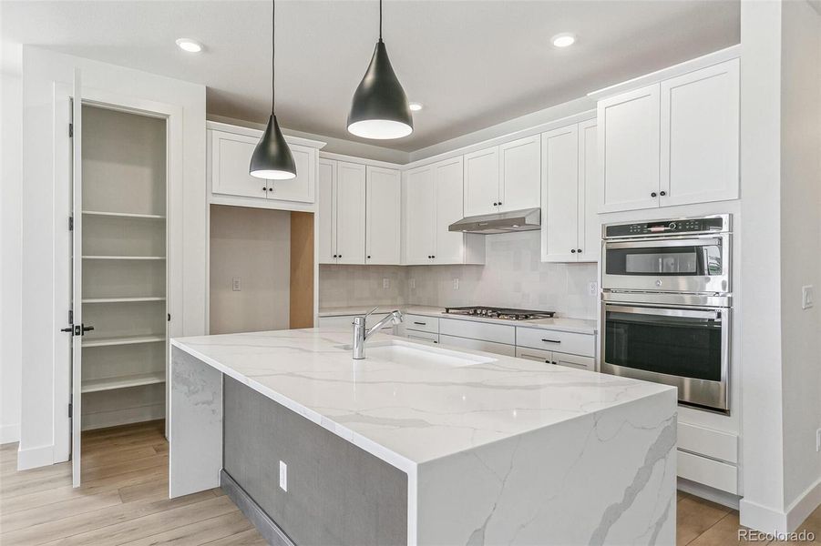 Furnished interior view inside a new home in Terrain Oak Valley, Castle Rock (Image 14). Furnished interior view inside a new home in Terrain Oak Valley, Castle Rock (Image 14).