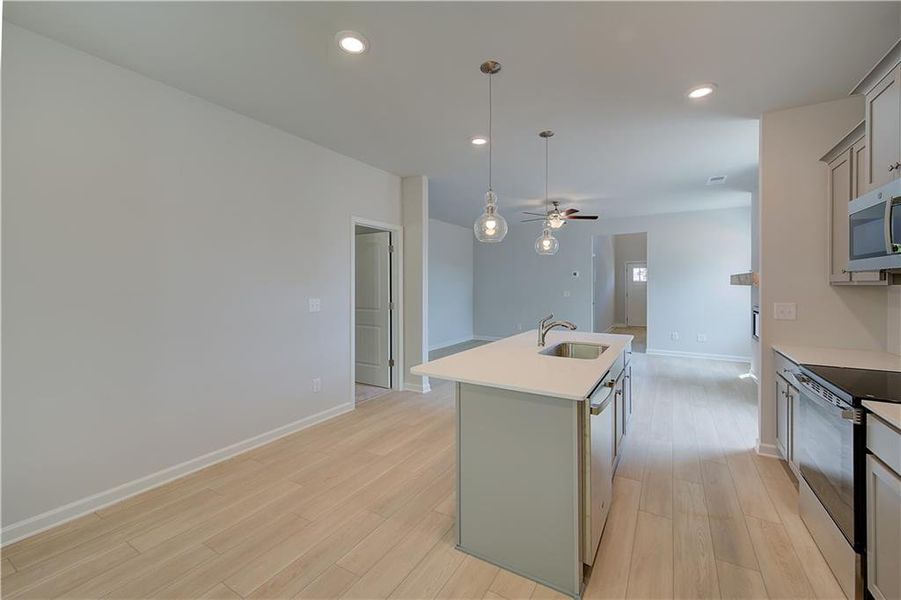 Furnished interior view inside a new home in Westminster, Covington (Image 14).