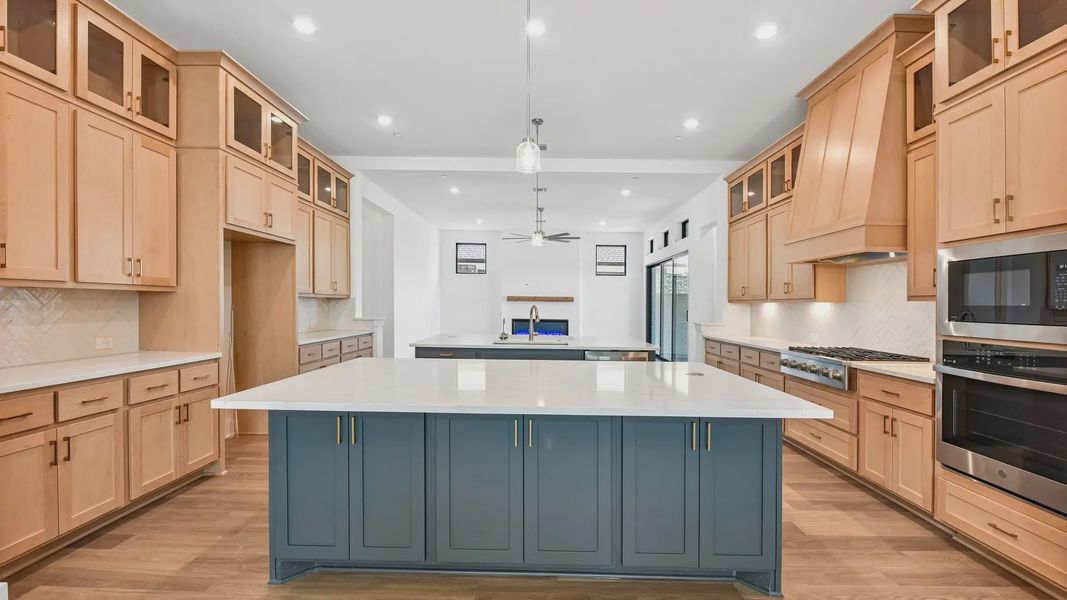 Furnished interior view inside a new home in Sweetwater, Austin (Image 4).