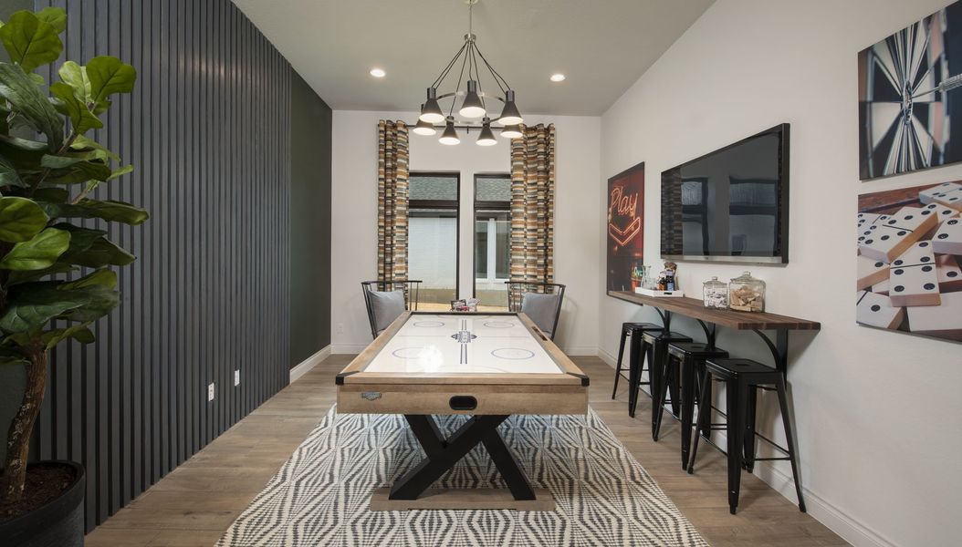 Representative furnished interior of a home built from the 2600E by Perry Homes in Veramendi, New Braunfels (Image 5). Representative furnished interior of a home built from the 2600E by Perry Homes in Veramendi, New Braunfels (Image 5).