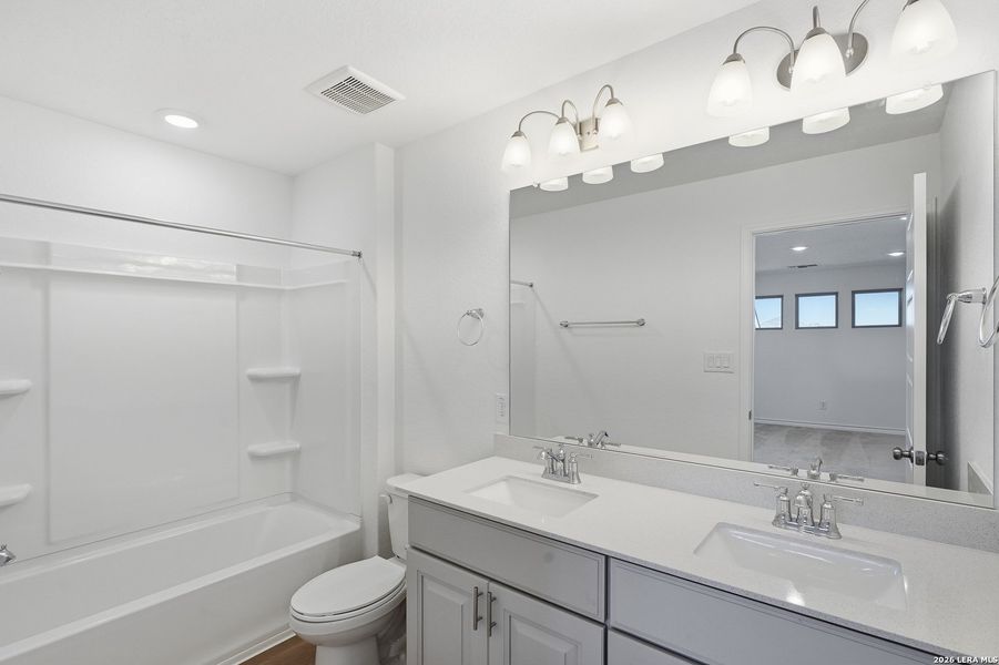 Furnished interior view inside a new home in Dove Song, Marion (Image 9).