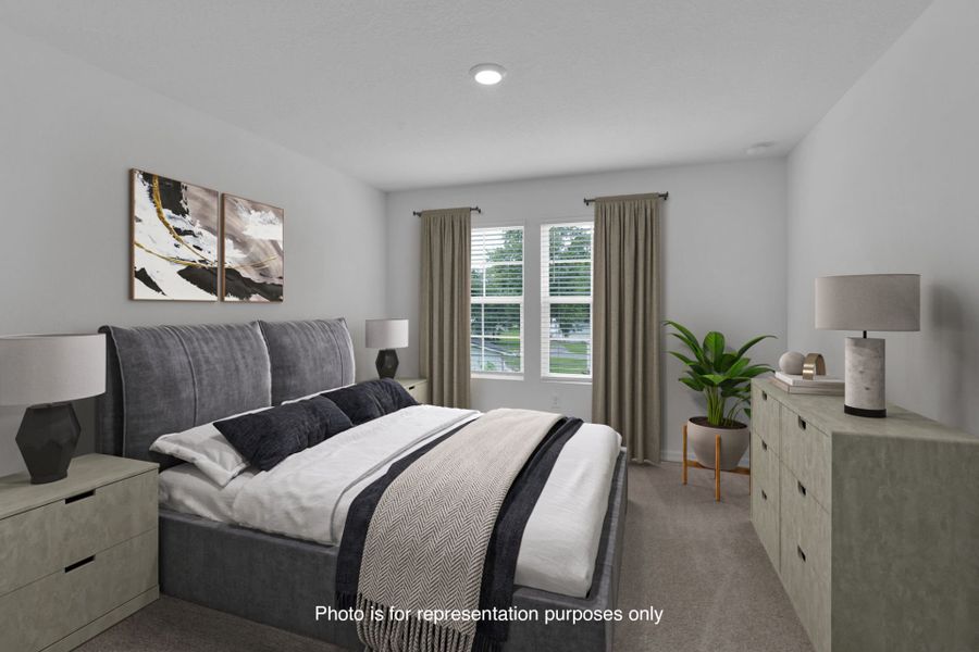 Furnished interior view inside a new home in Normandy Pines, Jacksonville (Image 5).