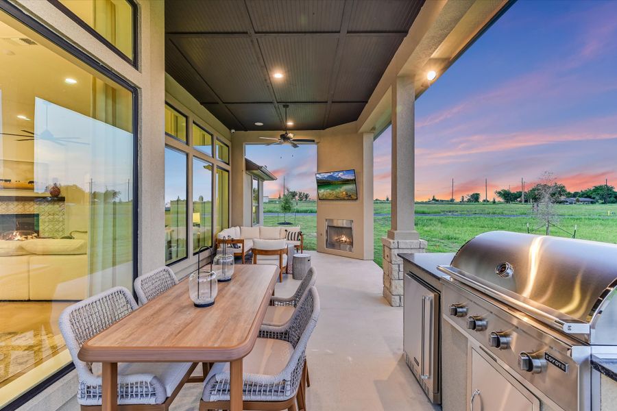 Representative exterior details of a home built from the Bandera II by Giddens Homes in Whispering Wind, Bertram (Image 33).