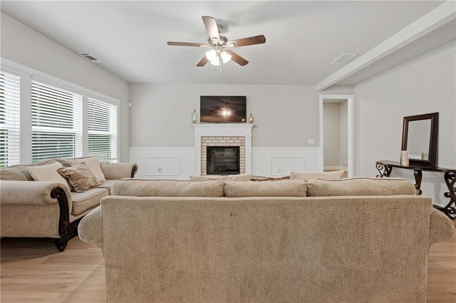 Furnished interior view inside a new home in , McDonough (Image 13).