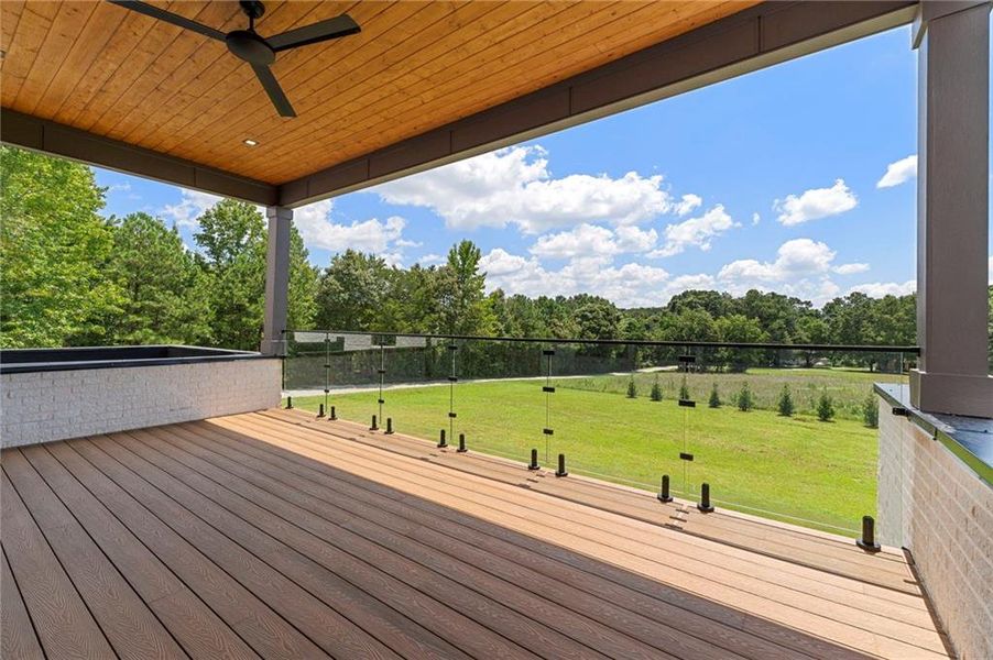 Exterior details and patio area of a home in , McDonough (Image 42).