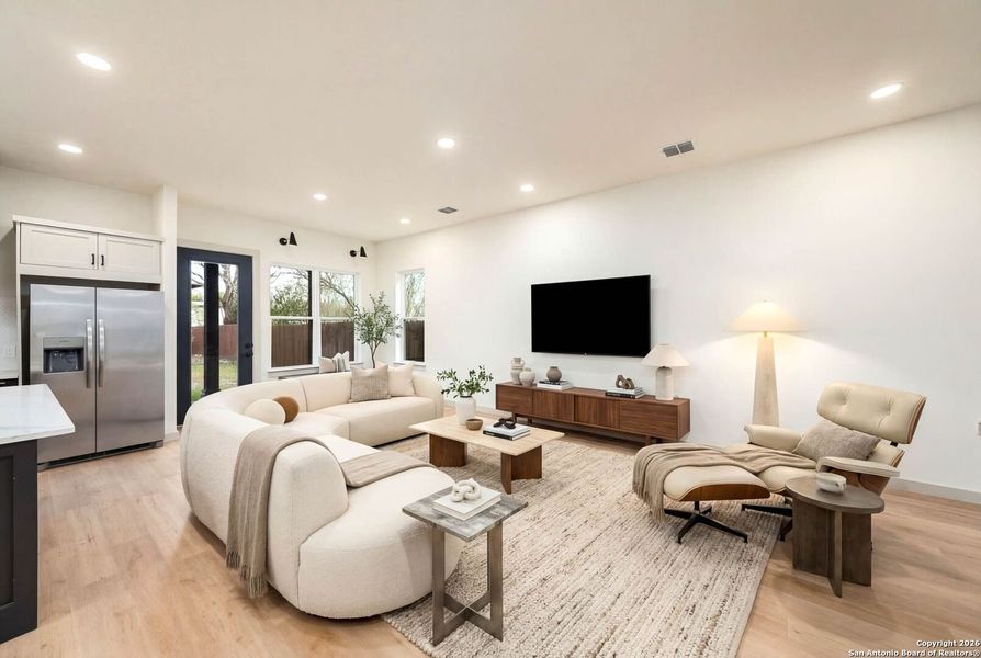 Furnished interior view inside a new home in , San Antonio (Image 8).