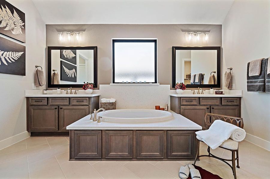 Representative furnished interior of a home built from the Bergamot by Caldwell Homes in The Highlands, Porter (Image 34). Representative furnished interior of a home built from the Bergamot by Caldwell Homes in The Highlands, Porter (Image 34).