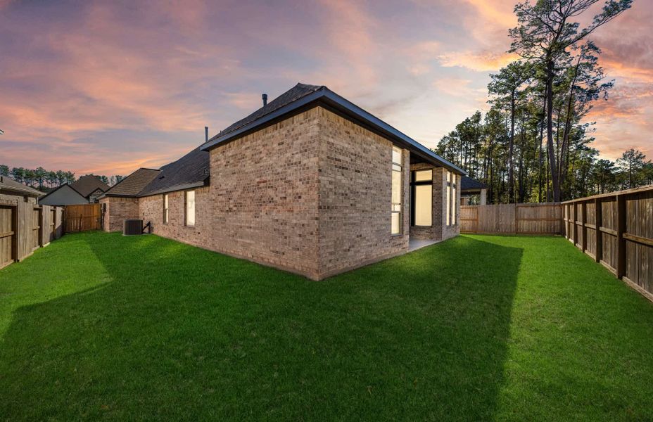 Representative exterior details of a home built from the 2464 by Ravenna Homes in The Highlands 55′, Porter (Image 23). Representative exterior details of a home built from the 2464 by Ravenna Homes in The Highlands 55′, Porter (Image 23).