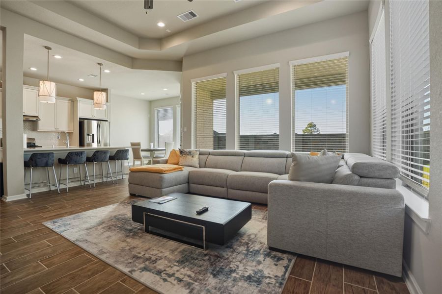 Furnished interior view inside a new home in , Fulshear (Image 6). Furnished interior view inside a new home in , Fulshear (Image 6).