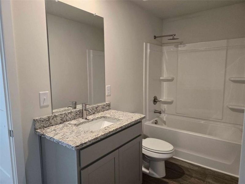 Furnished interior view inside a new home in Southern Hills, McDonough (Image 3). Furnished interior view inside a new home in Southern Hills, McDonough (Image 3).