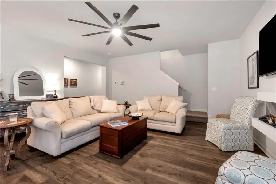Furnished interior view inside a new home in , Dahlonega (Image 37).