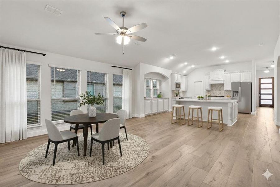 Furnished interior view inside a new home in , Little Elm (Image 13). Furnished interior view inside a new home in , Little Elm (Image 13).