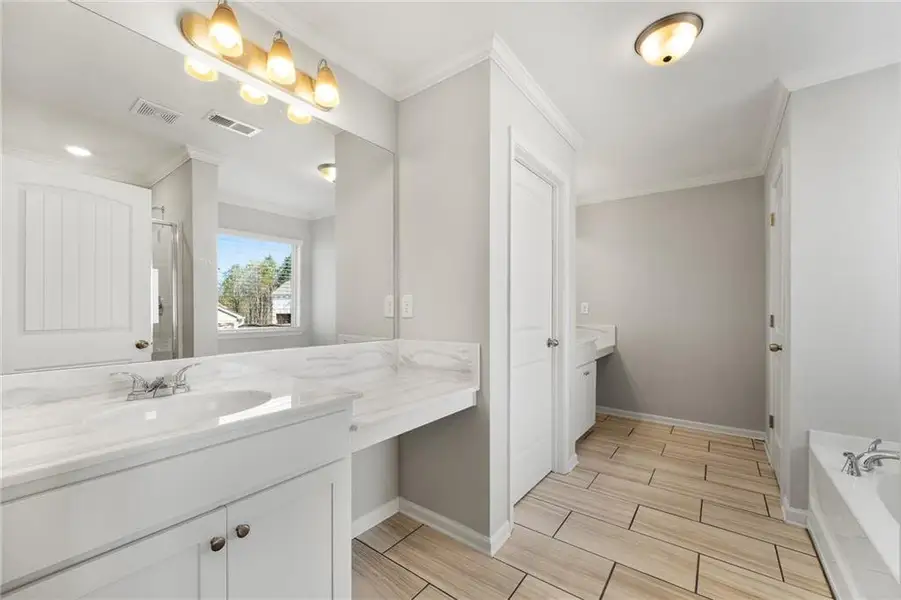 Furnished interior view inside a new home in , Newnan (Image 16).
