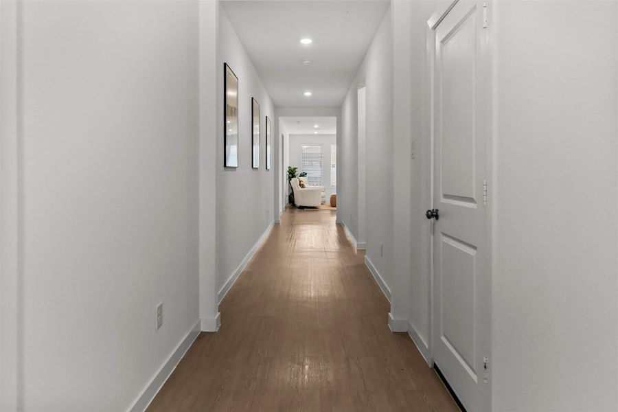Hallway into main home