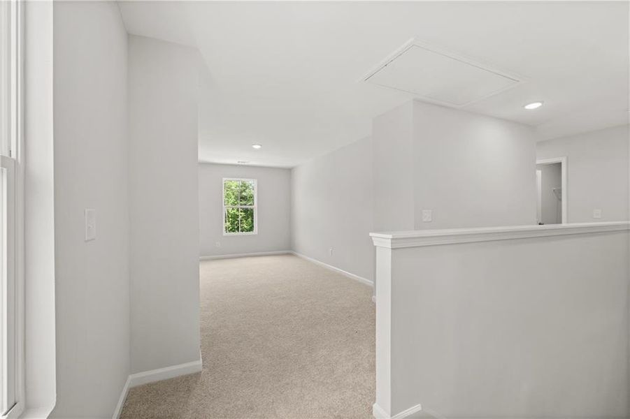 Spacious, unfurnished interior of a new home in The Bluffs, Canton (Image 20). Spacious, unfurnished interior of a new home in The Bluffs, Canton (Image 20).