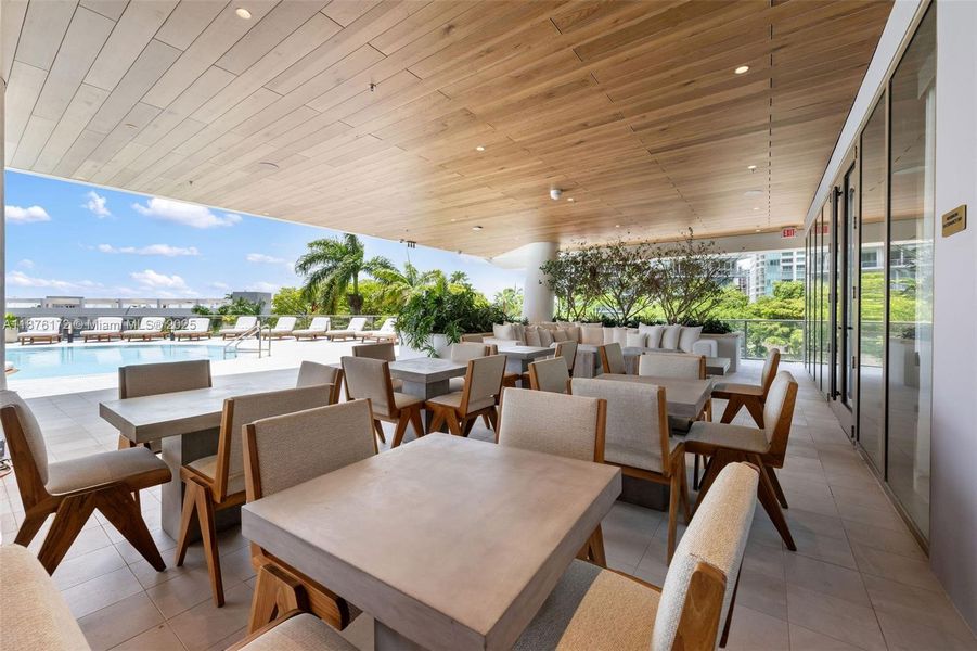 Furnished interior view inside a new home in , Miami (Image 13).