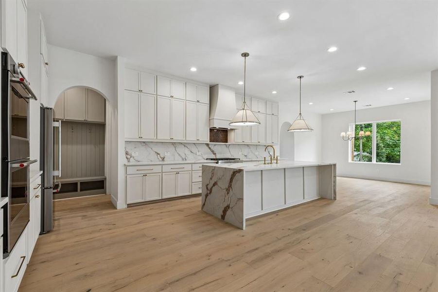 Furnished interior view inside a new home in , Dallas (Image 15).