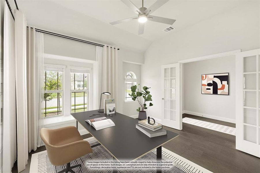 Furnished interior view inside a new home in Legacy Ranch Classic 55, Melissa (Image 7). Furnished interior view inside a new home in Legacy Ranch Classic 55, Melissa (Image 7).