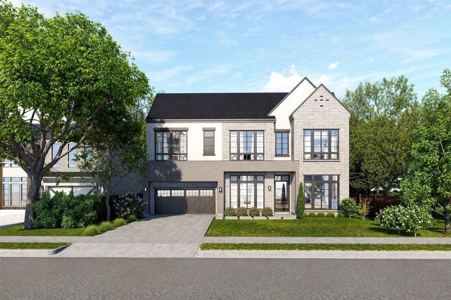 January 2026 completion. Transitional design with modern accents, large windows, and beautiful curb apppeal. Renderings are artistic interpretations; final product may differ in appearance or finish