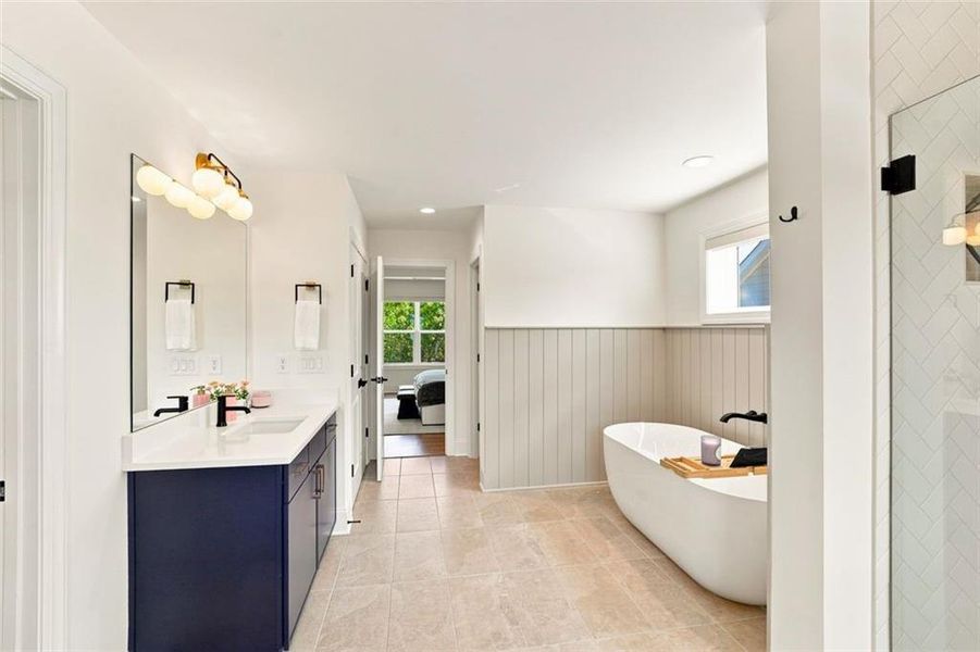 Furnished interior view inside a new home in , Woodstock (Image 19).