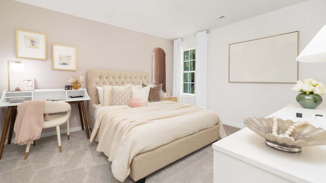 Furnished interior view inside a new home in Tap Root Farms, Fletcher (Image 14).
