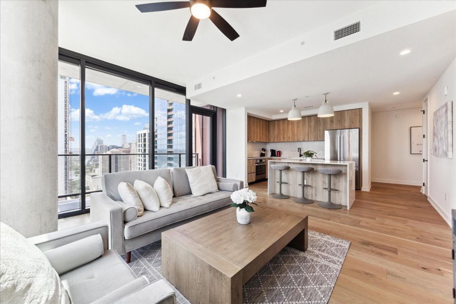 Furnished interior view inside a new home in , Austin (Image 10).