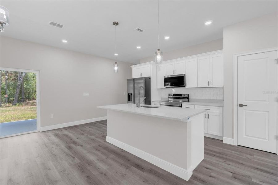 Furnished interior view inside a new home in , Citrus Springs (Image 9).