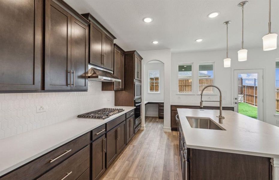 Oversized kitchen with ample cabinet space *real home pictured