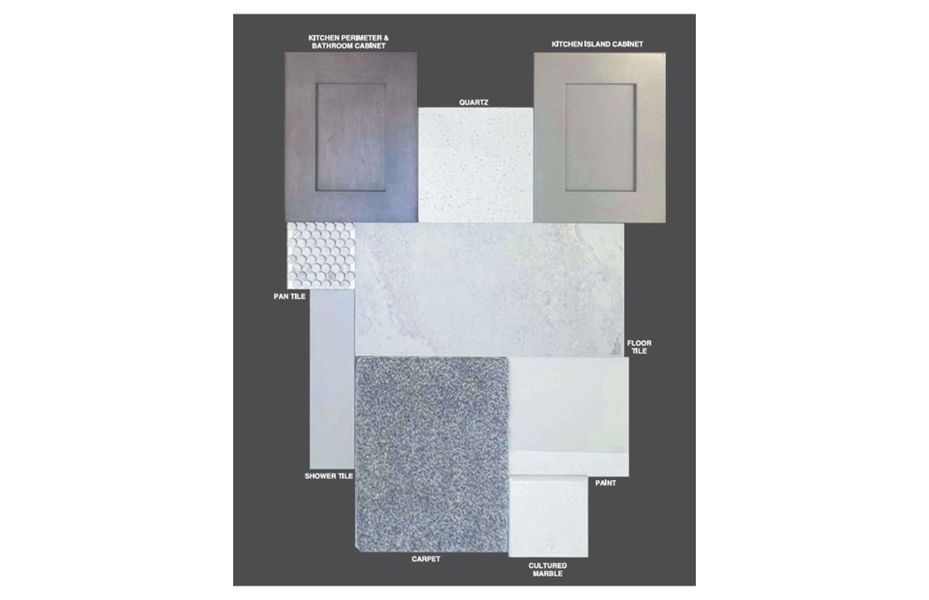 Sample of building materials used in homes in Visara, Surprise (Image 34).