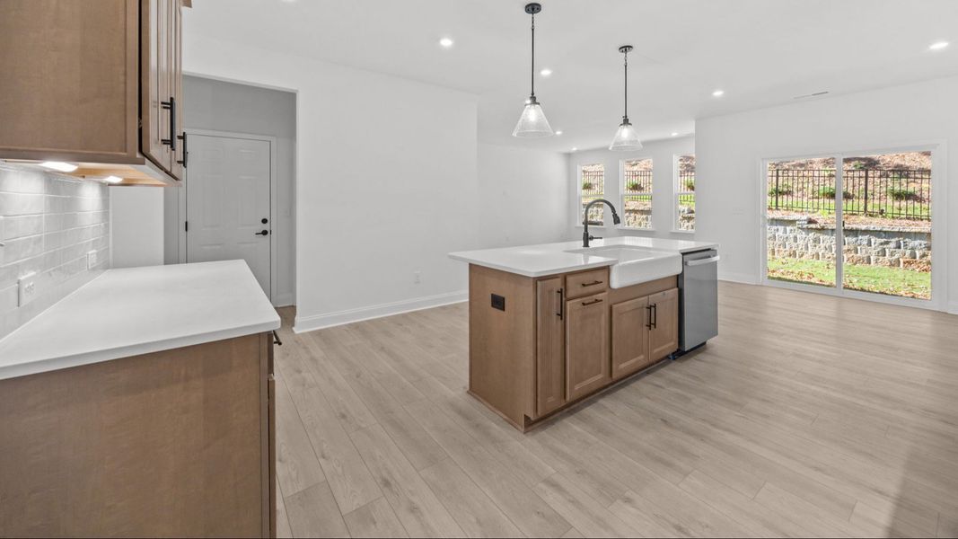 The Fairfield by DRB Homes in Farms at Bellingham Mooresville NC - Kitchen