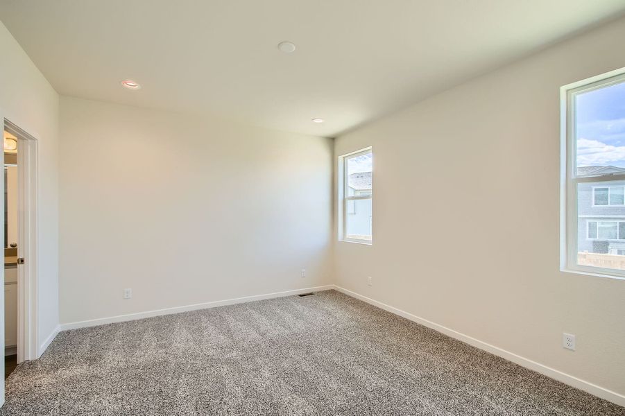 Representative unfurnished interior of a home built from the Pintail by View Homes in Buffalo Highlands – Commerce City, Commerce City (Image 15).