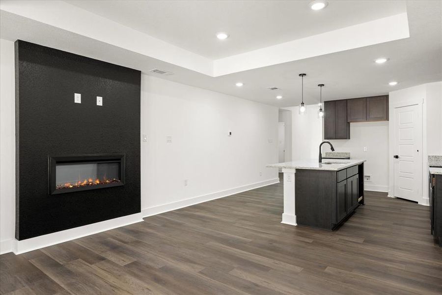 Living room with ample natural light Living room with ample natural light