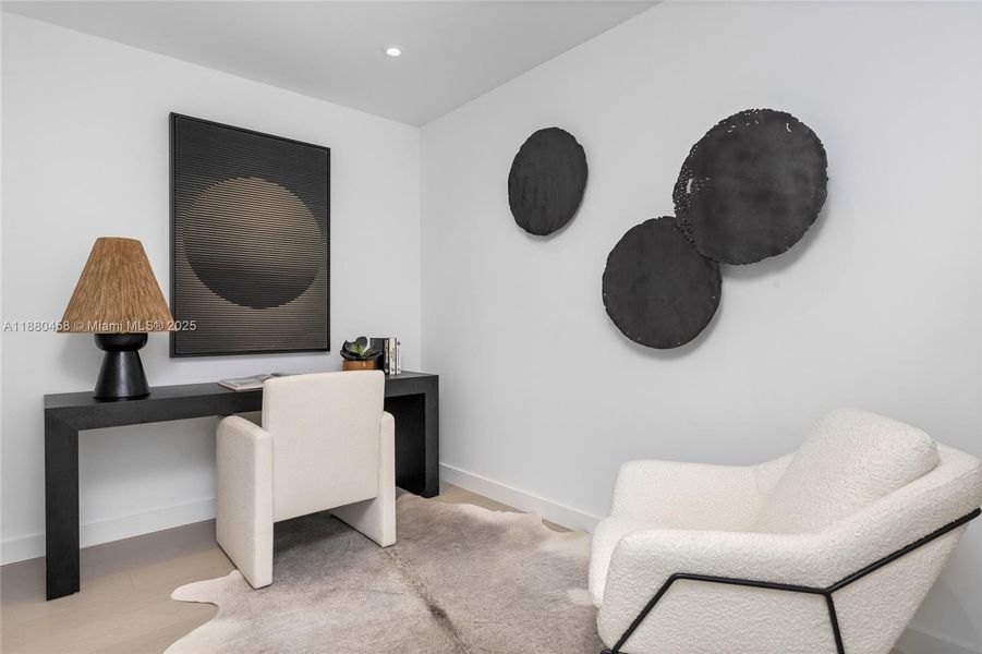 Furnished interior view inside a new home in Five Park, Miami Beach (Image 18). Furnished interior view inside a new home in Five Park, Miami Beach (Image 18).