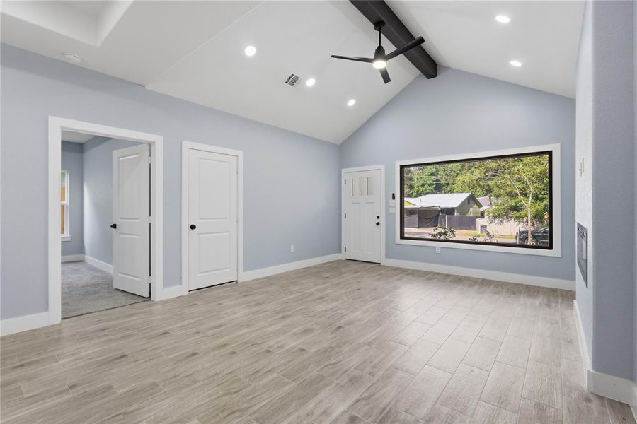 Spacious, unfurnished interior of a new home in , Willis (Image 15). Spacious, unfurnished interior of a new home in , Willis (Image 15).