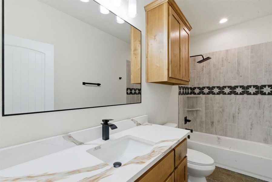 Furnished interior view inside a new home in , Whitt (Image 8).
