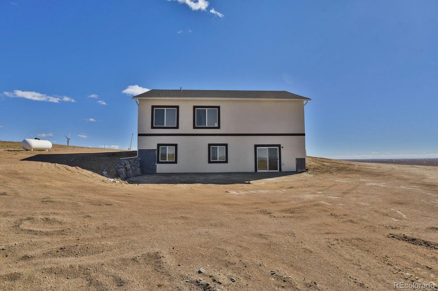 Exterior details and patio area of a home in , Calhan (Image 17).