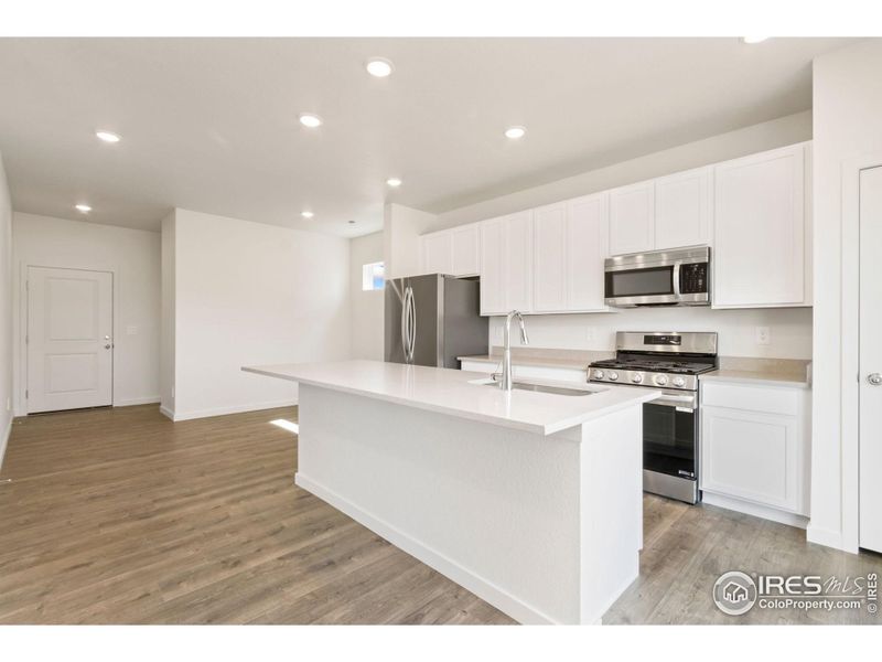 Furnished interior view inside a new home in Sage Meadows, Wellington (Image 6).