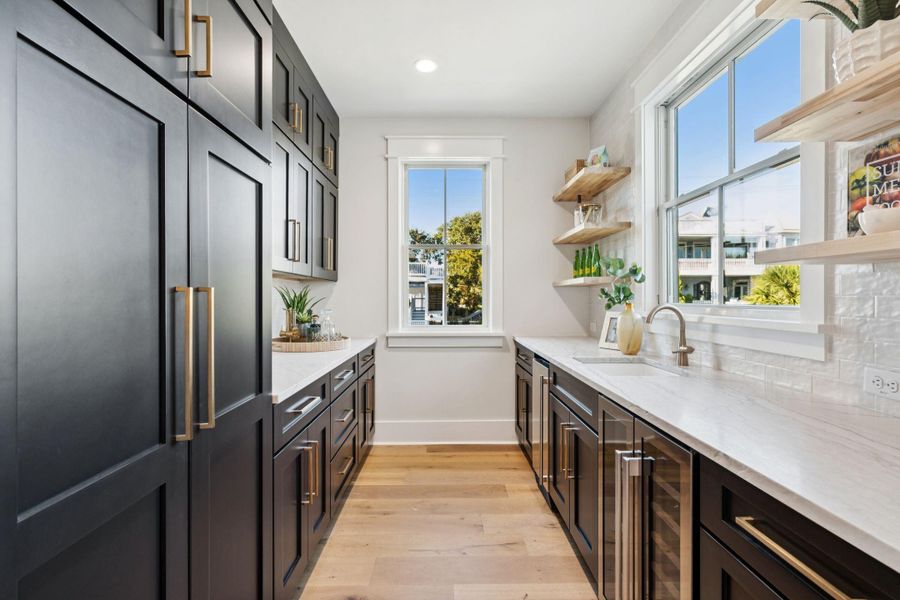 Furnished interior view inside a new home in , Isle Of Palms (Image 69). Furnished interior view inside a new home in , Isle Of Palms (Image 69).