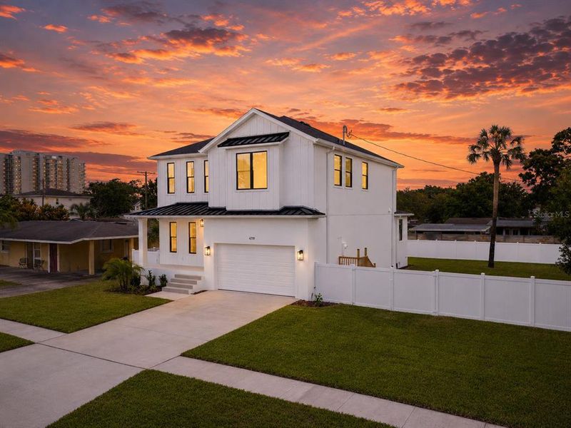 Front exterior of a new home in , Tampa, FL, highlighting curb appeal (Image 23).
