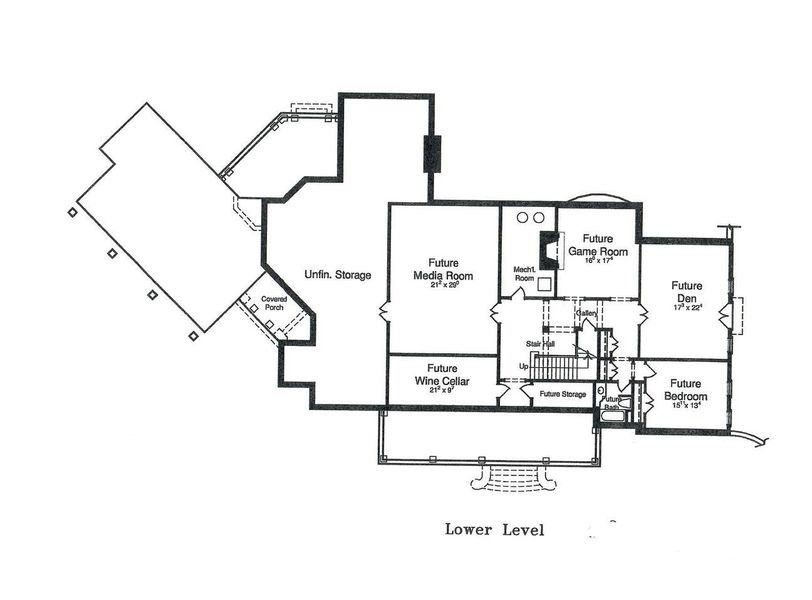 2D floor plan layout of this home in , Davidson, NC (Image 6).