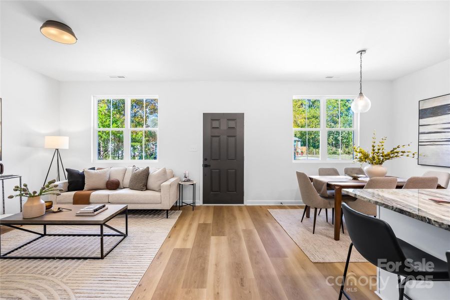 Furnished interior view inside a new home in , Rock Hill (Image 5). Furnished interior view inside a new home in , Rock Hill (Image 5).