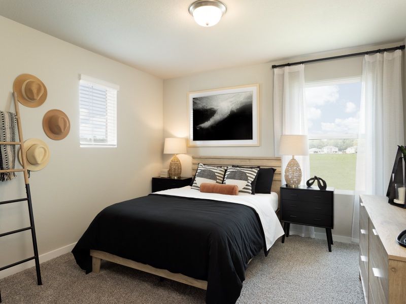 Furnished interior view inside a new home in Sundance Cove - Classic Series, Crosby (Image 12).