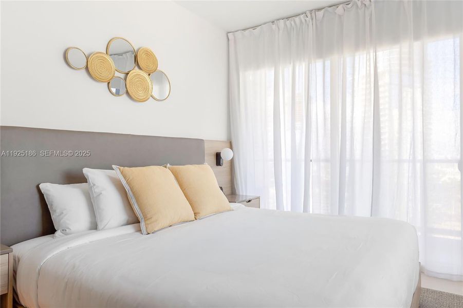 Furnished interior view inside a new home in Gale Hotel & Residences Miami (former Natiivo), Miami (Image 38).