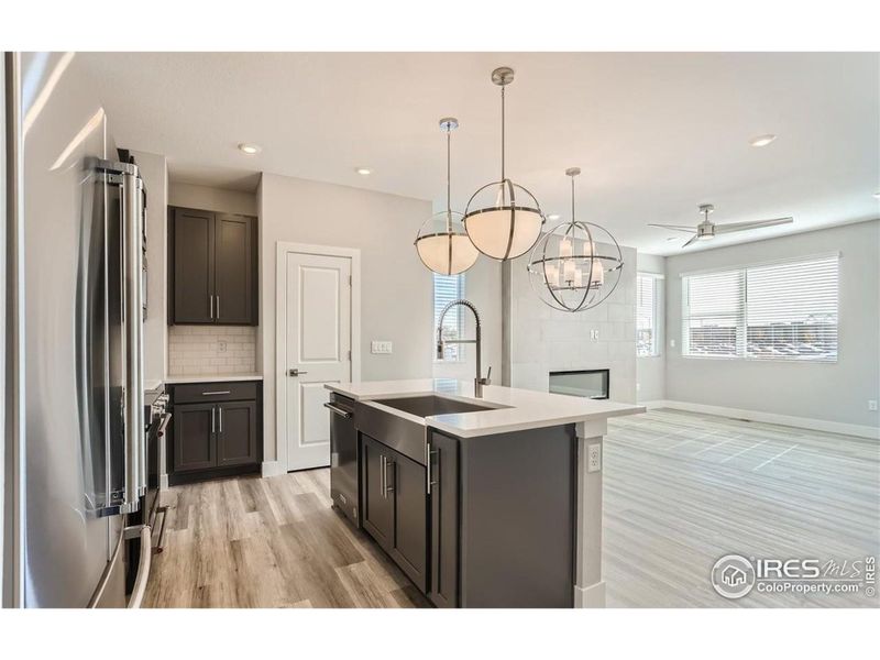 Furnished interior view inside a new home in , Aurora (Image 19). Furnished interior view inside a new home in , Aurora (Image 19).