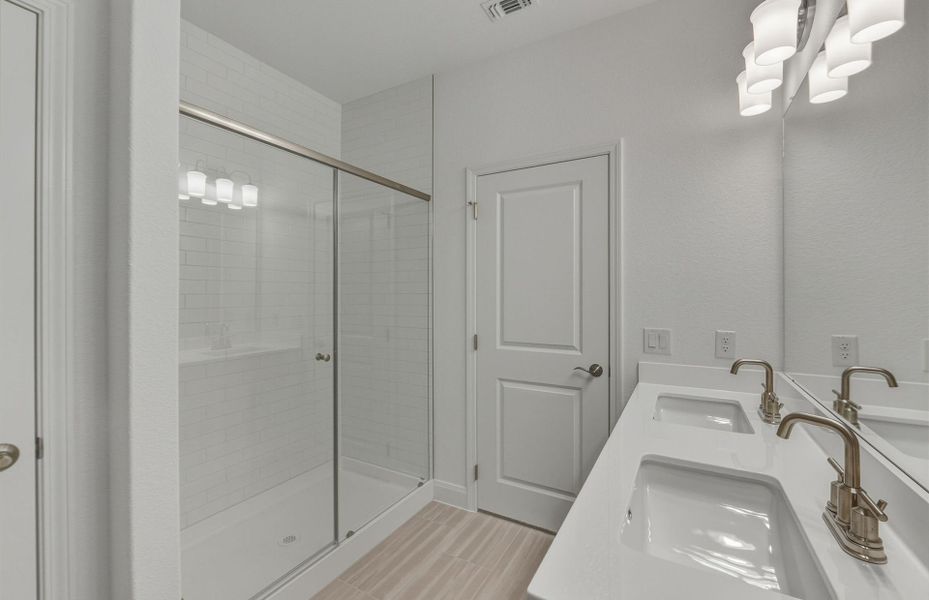 Furnished interior view inside a new home in Patterson Ranch, Georgetown (Image 5). Furnished interior view inside a new home in Patterson Ranch, Georgetown (Image 5).